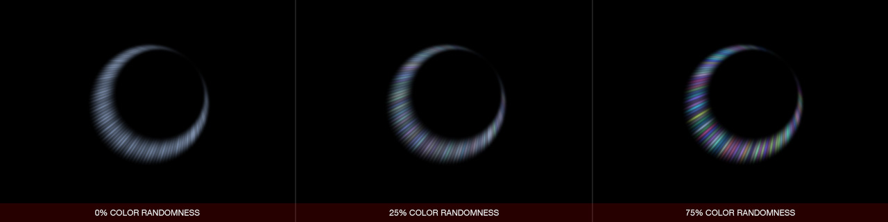 Ultraflares Hoop Object Color Randomness