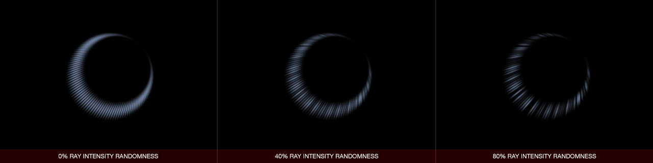 Ultraflares Hoop Object Ray Intensity Randomness