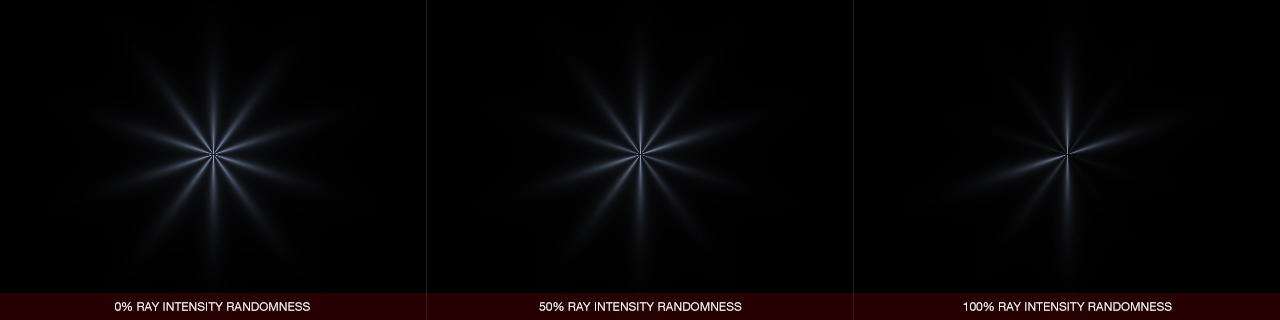 Ultraflares Shimmer Object Ray Intensity Randomness